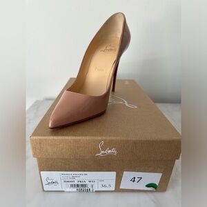 BRAND NEW Christian loubiton Pigalle blush heels